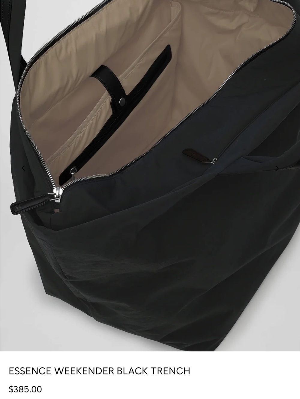 Weekender Tote in Black - Picture 3 of 5